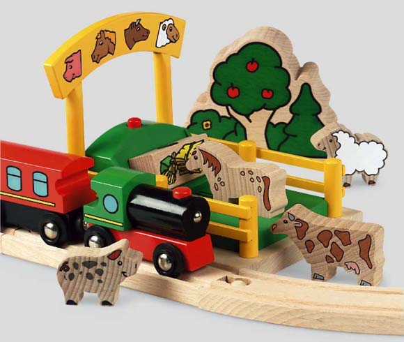 BRIO Viehkoppel mit Geräuschen Ansicht 2