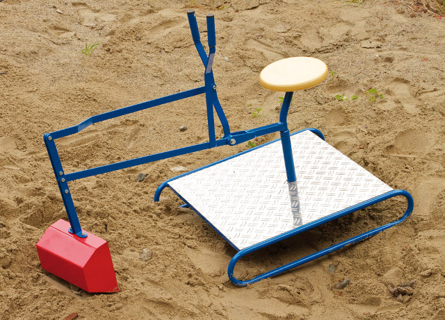 Dorfgemeinschaft Lautenbach Sandbagger, mit Raupengestell Ansicht 2