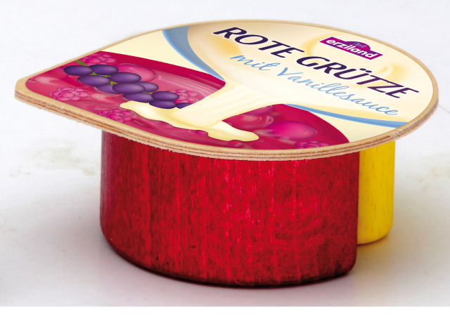 Erzi Rote Grütze, mit Vanillesauce Ansicht 2