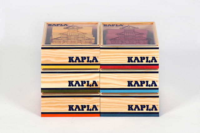 KAPLA Die 40er Quadrate, naturfarben Ansicht 2