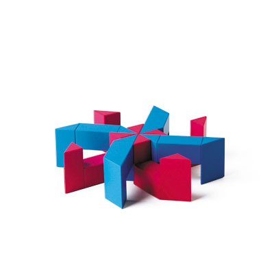Naef Ponte, magenta/blau Ansicht 2