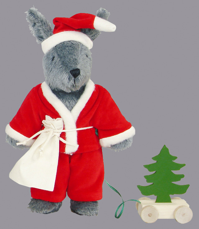SENGER Tierpuppen Tannenbaum auf Rädern Ansicht 2