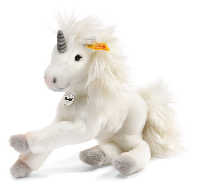 Steiff Starly Einhorn, mit Tasche, 24, weiß/rose Ansicht 2