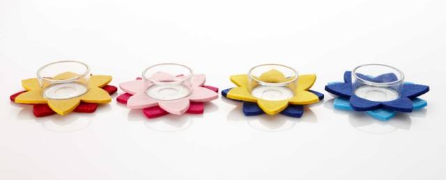 ahrens Deko-Set Blume, rosa/pink Ansicht 2 ahrens Deko-Set Blume, rosa/pink Ansicht 2