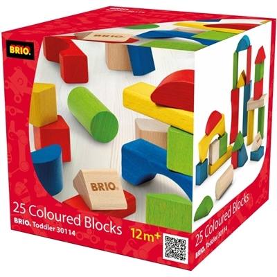 BRIO Bunte Holzbausteine, 25 Teile Ansicht 2 BRIO Bunte Holzbausteine, 25 Teile Ansicht 2