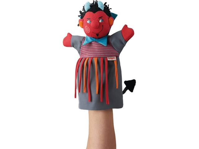 HABA Handpuppe Monster Teufel Ansicht 2 HABA Handpuppe Monster Teufel Ansicht 2