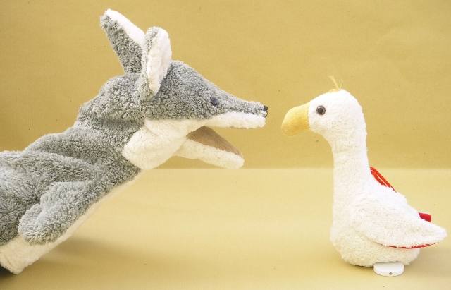 Kallisto Handpuppe Wolf Ansicht 2 Kallisto Handpuppe Wolf Ansicht 2