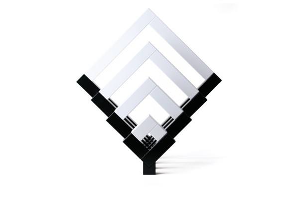 Naef Angular, schwarz/weiß Ansicht 2 Naef Angular, schwarz/weiß Ansicht 2