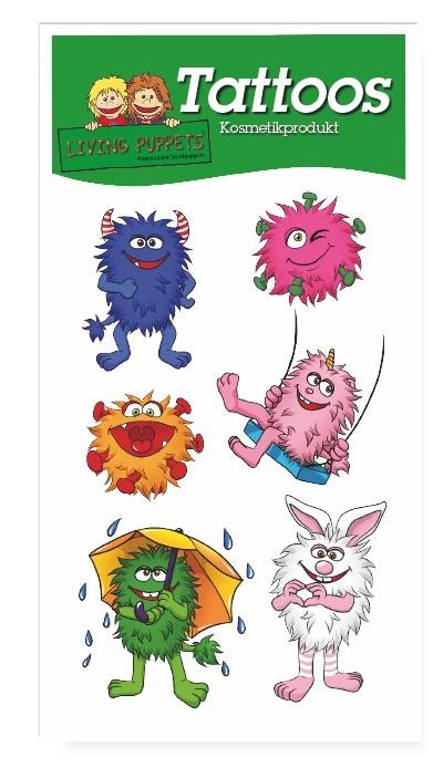 LIVING PUPPETS Tattoos Bonsche und Freunde AL24