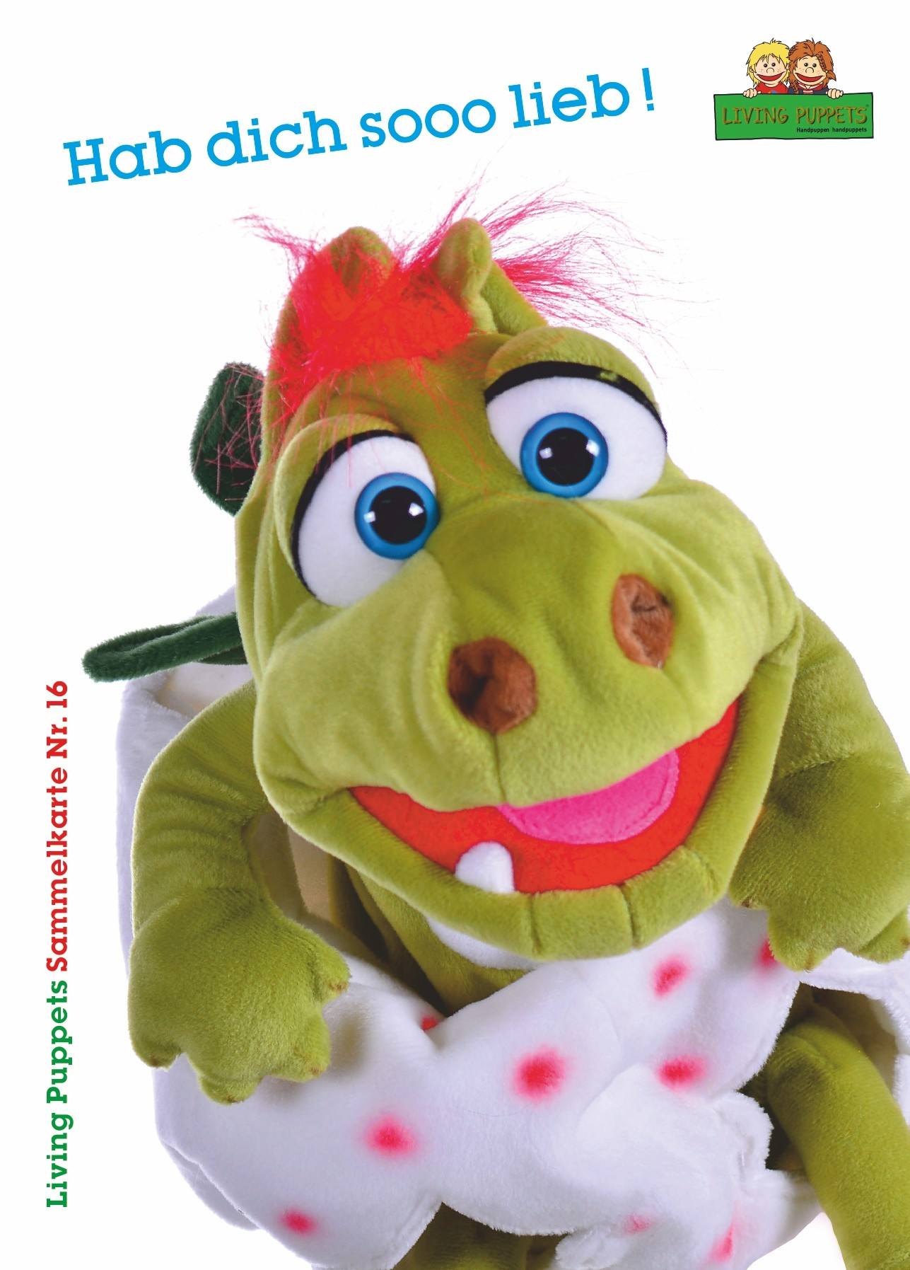 LIVING PUPPETS Post- und Sammelkarte P016