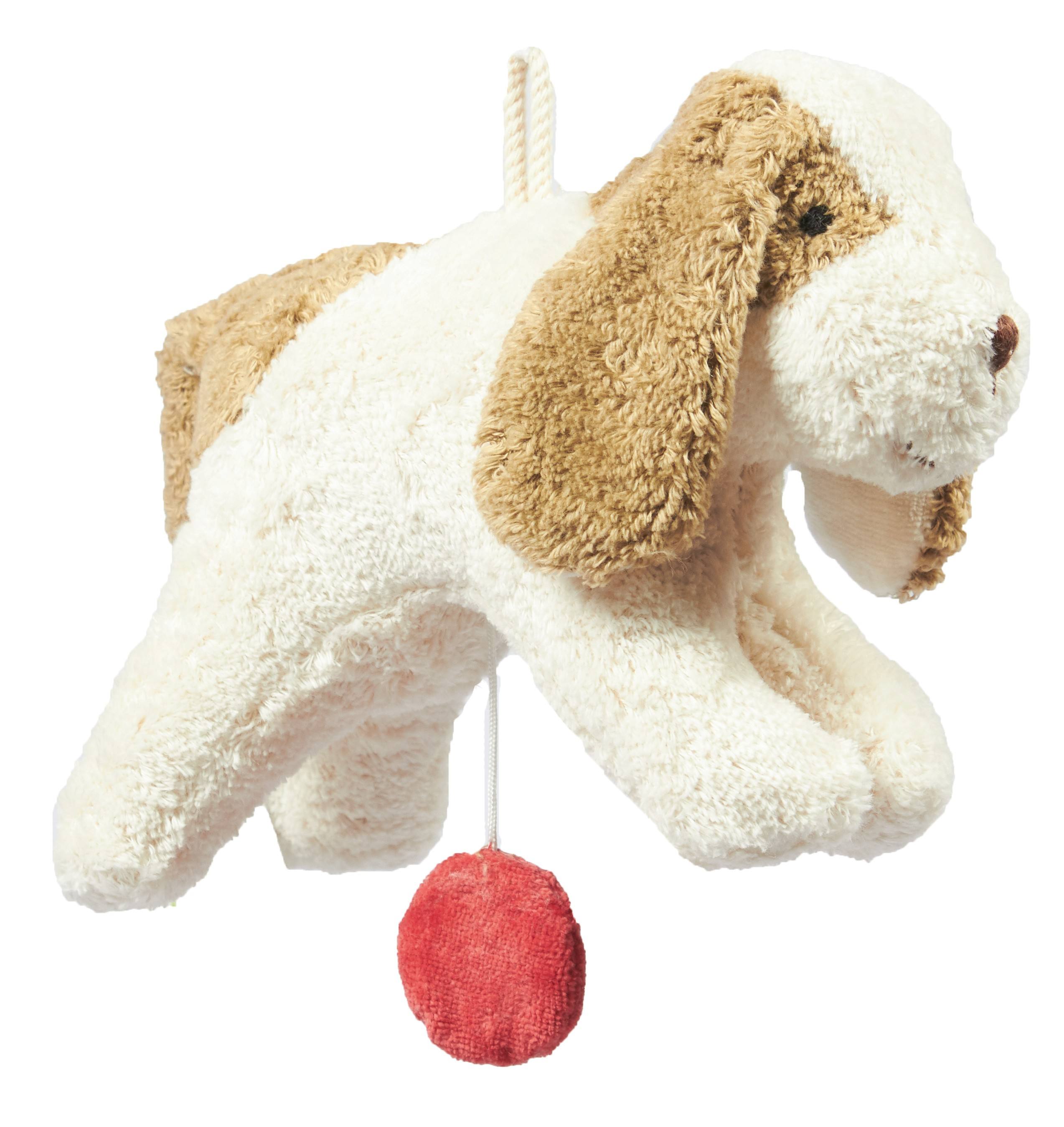 SENGER Tierpuppen Spieluhr Hund AL24