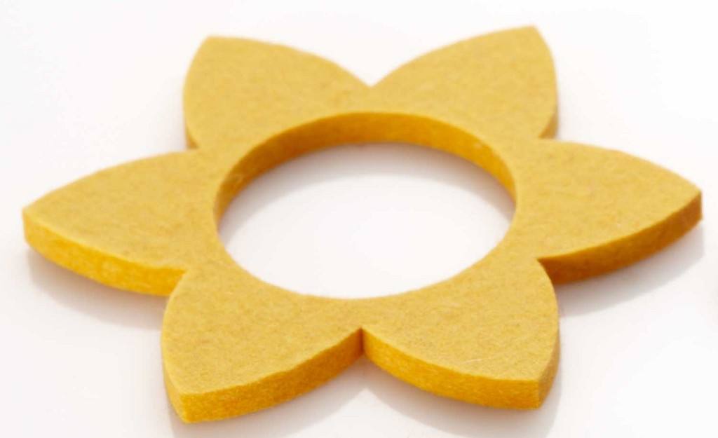 ahrens Deko-Set Blume, gelb