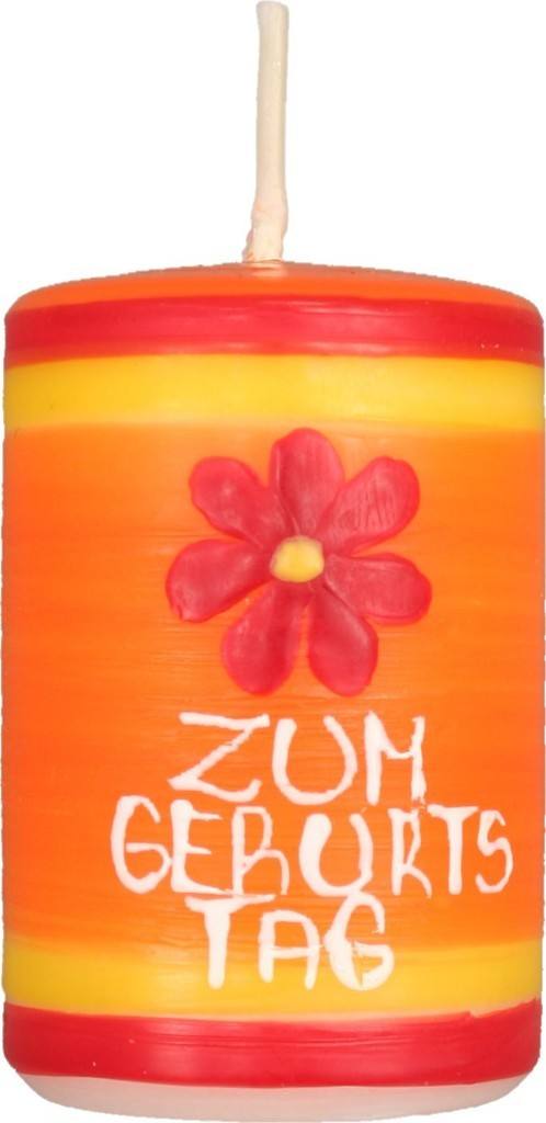 ahrens Stumpenkerze Zum Geburtstag