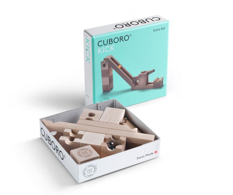 CUBORO KICK – Kugelbahn – das Extra Set für den Kick nach oben