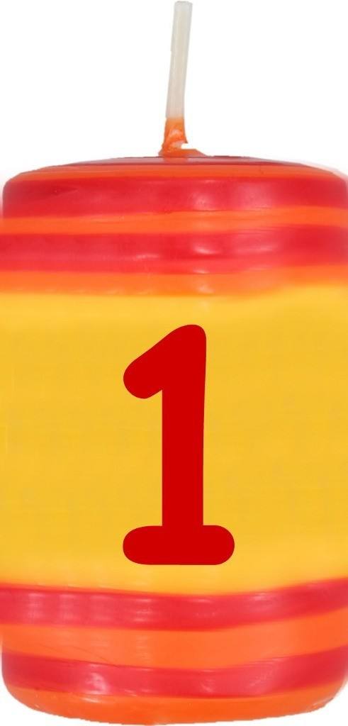 ahrens Geburtstagskerze Zahl 1