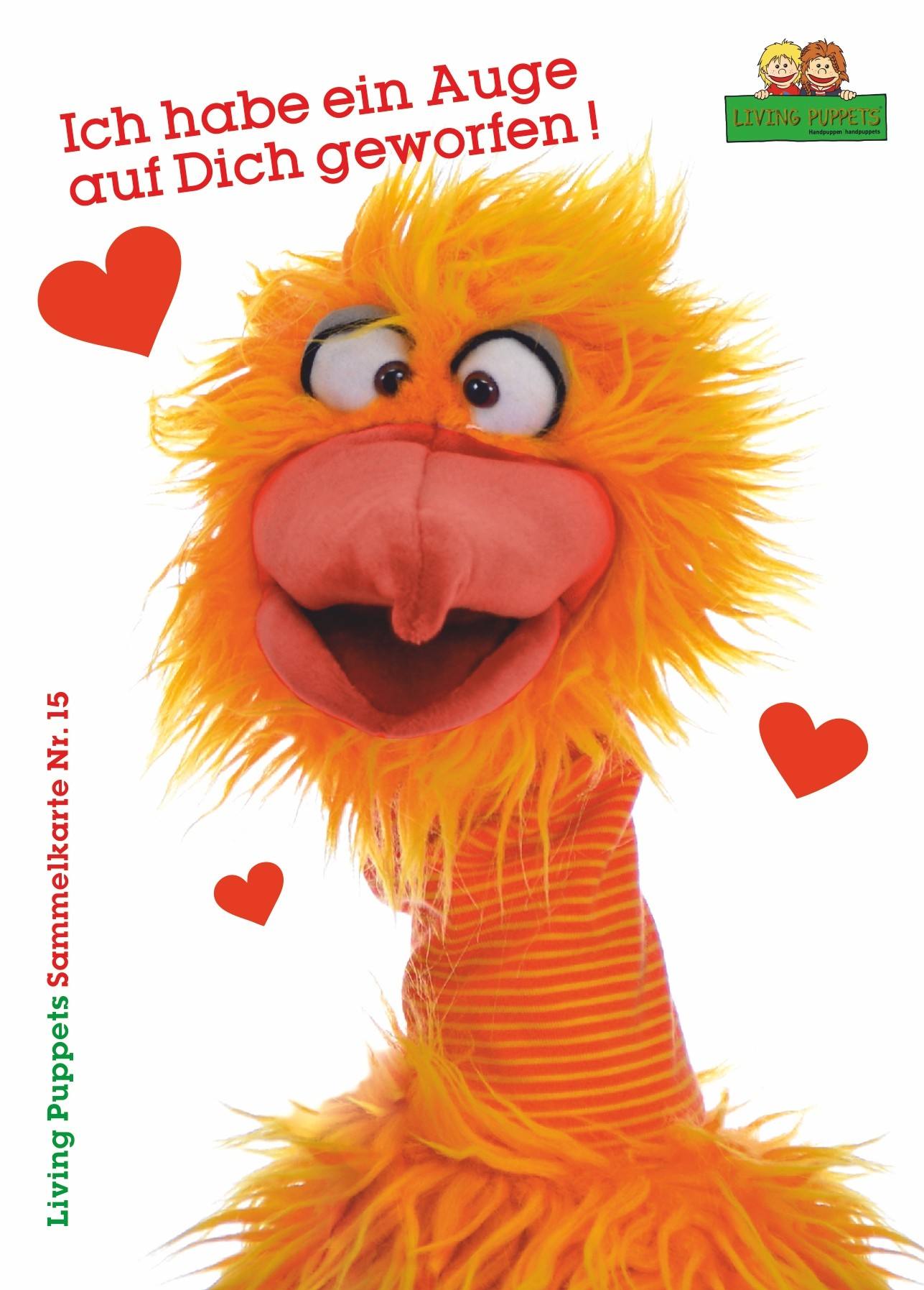 LIVING PUPPETS Post- und Sammelkarte P015