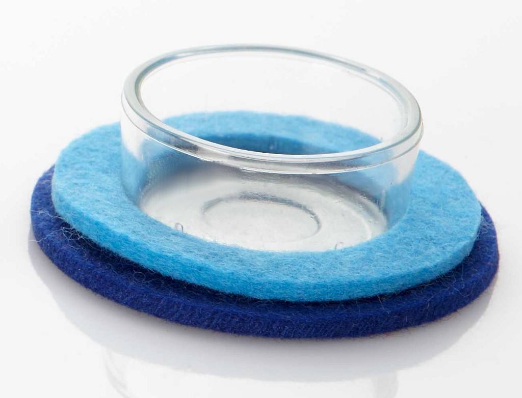 ahrens Deko-Set Ring, türkis/blau