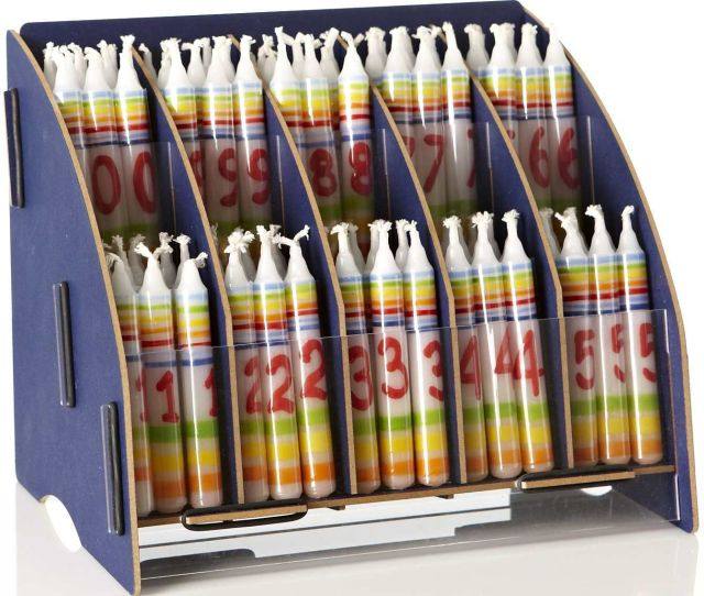 ahrens Holzdisplay für Geburtstagskerzen
