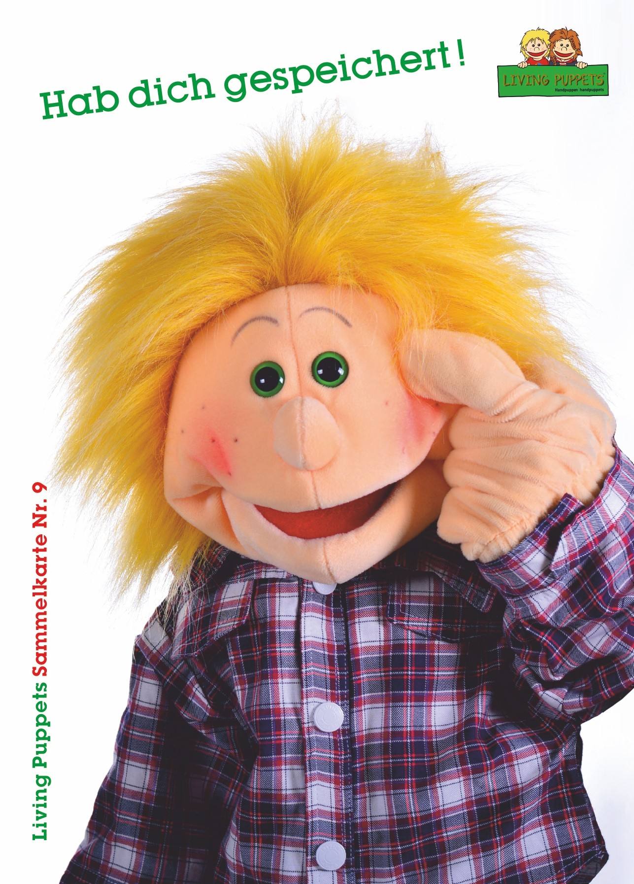 LIVING PUPPETS Post- und Sammelkarte P009