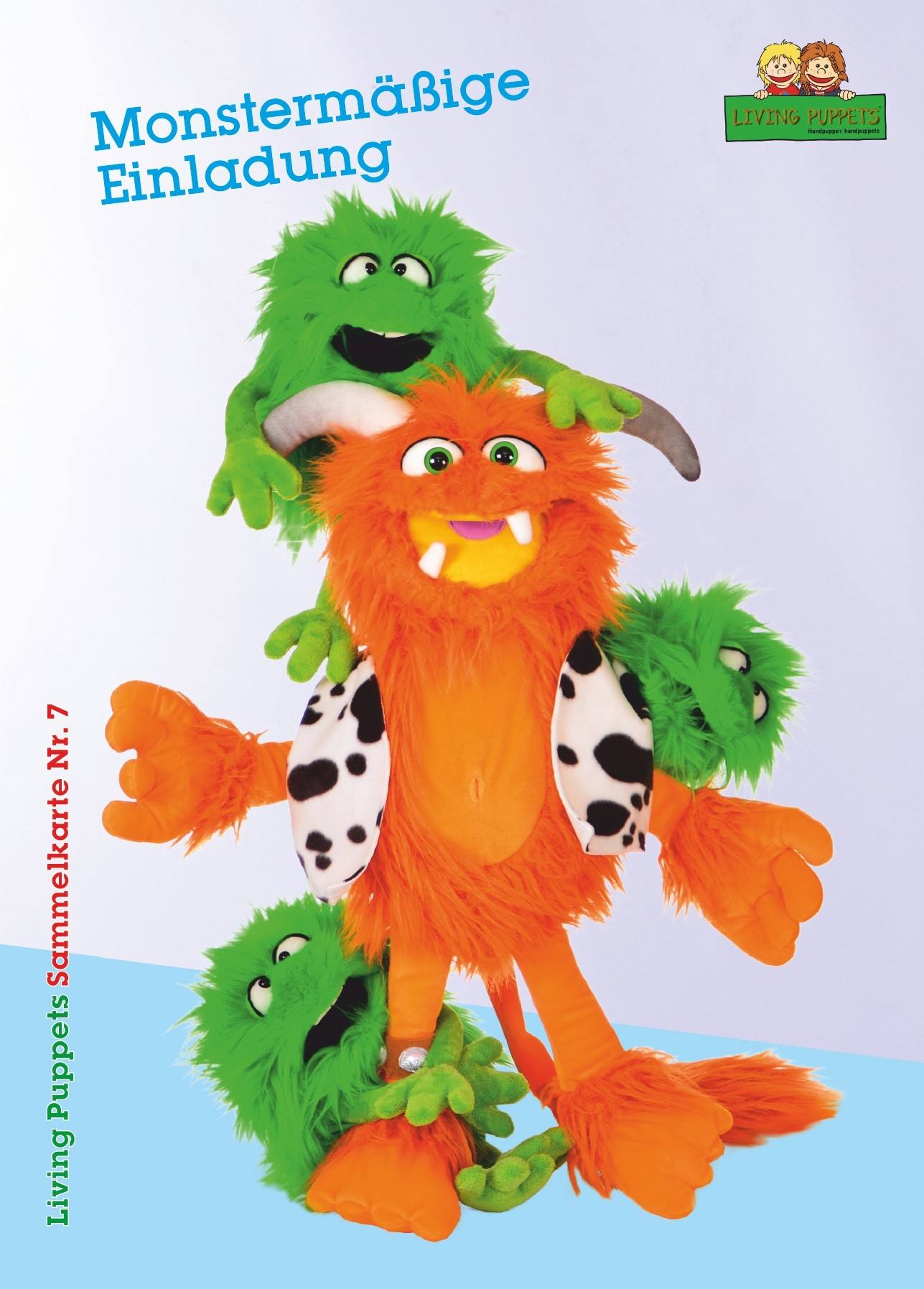 LIVING PUPPETS Post- und Sammelkarte P007