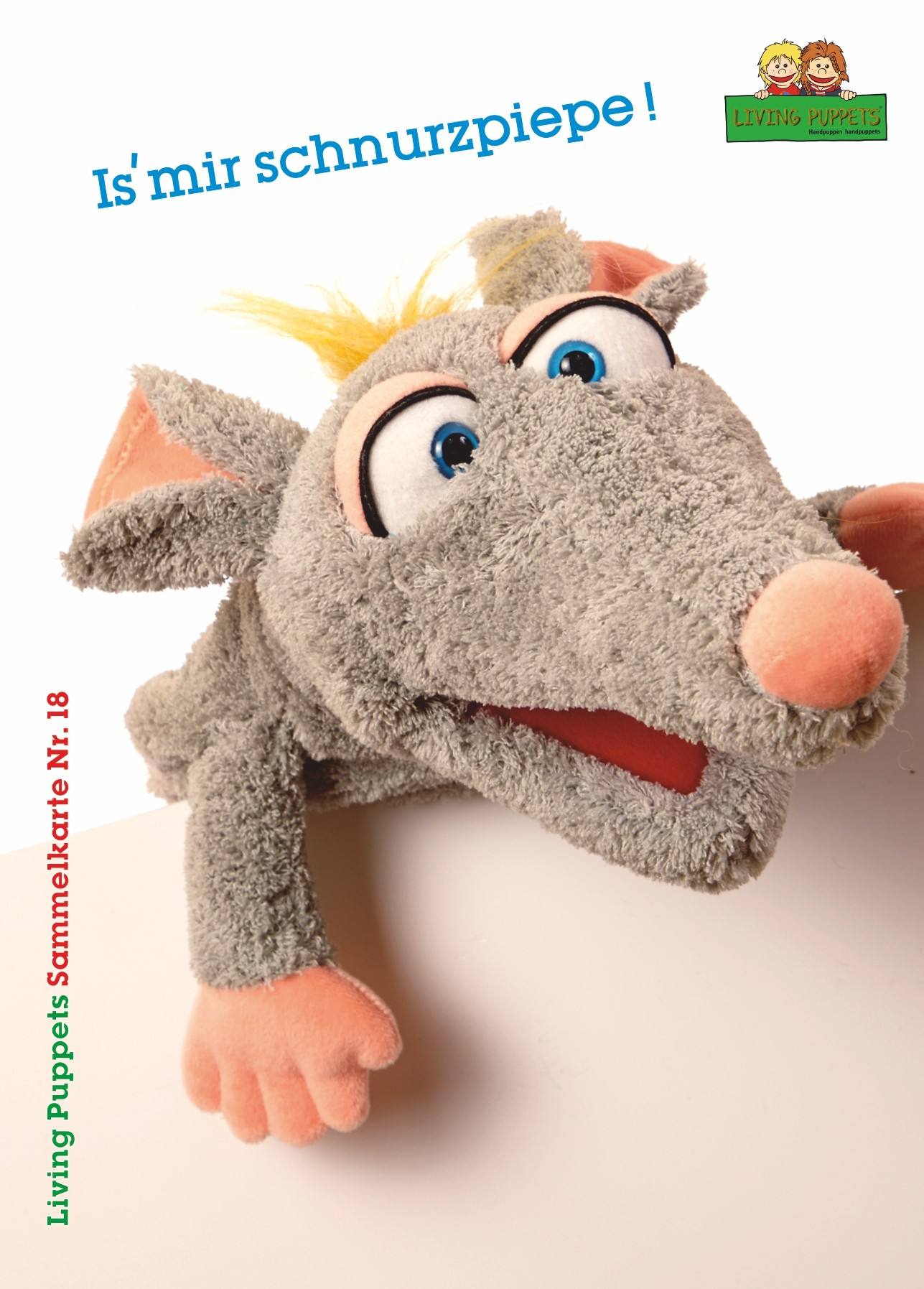 LIVING PUPPETS Post- und Sammelkarte P018