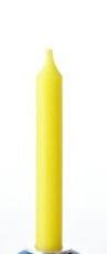 ahrens Kerze, durchgefärbt, gelb
