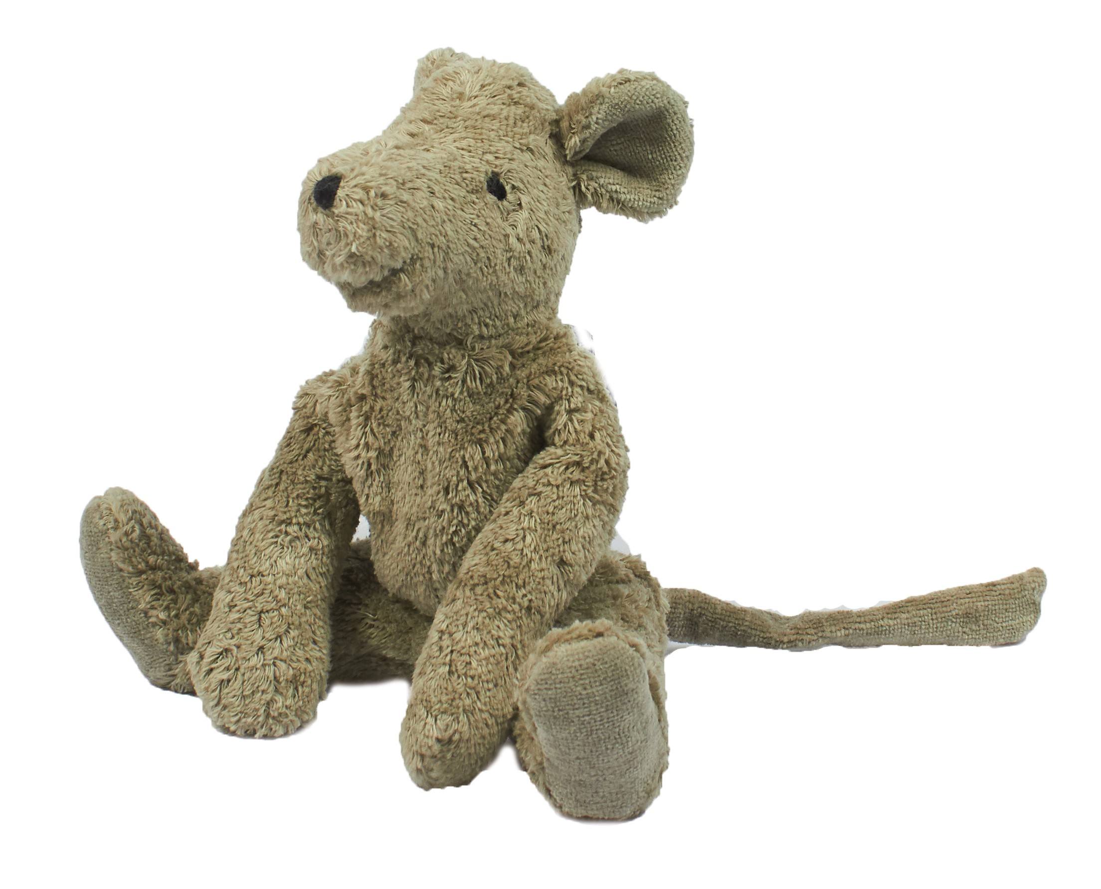 SENGER Tierpuppen Schlenker Maus, klein, grau AL23