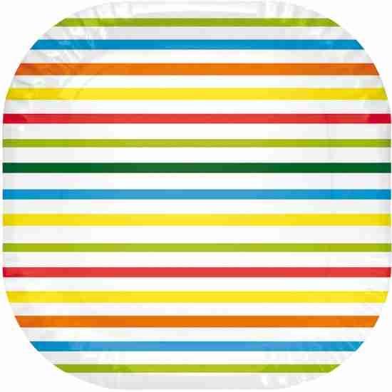 ahrens Partyteller Tobago, eckig, 16 x 16 cm