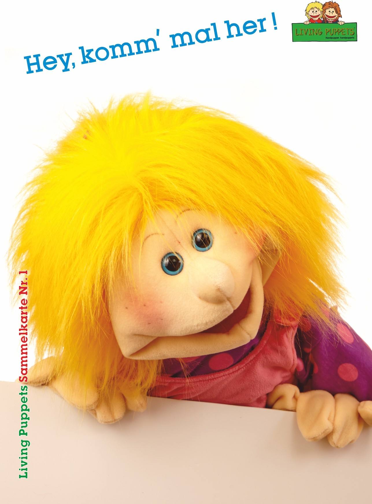 LIVING PUPPETS Post- und Sammelkarte P001