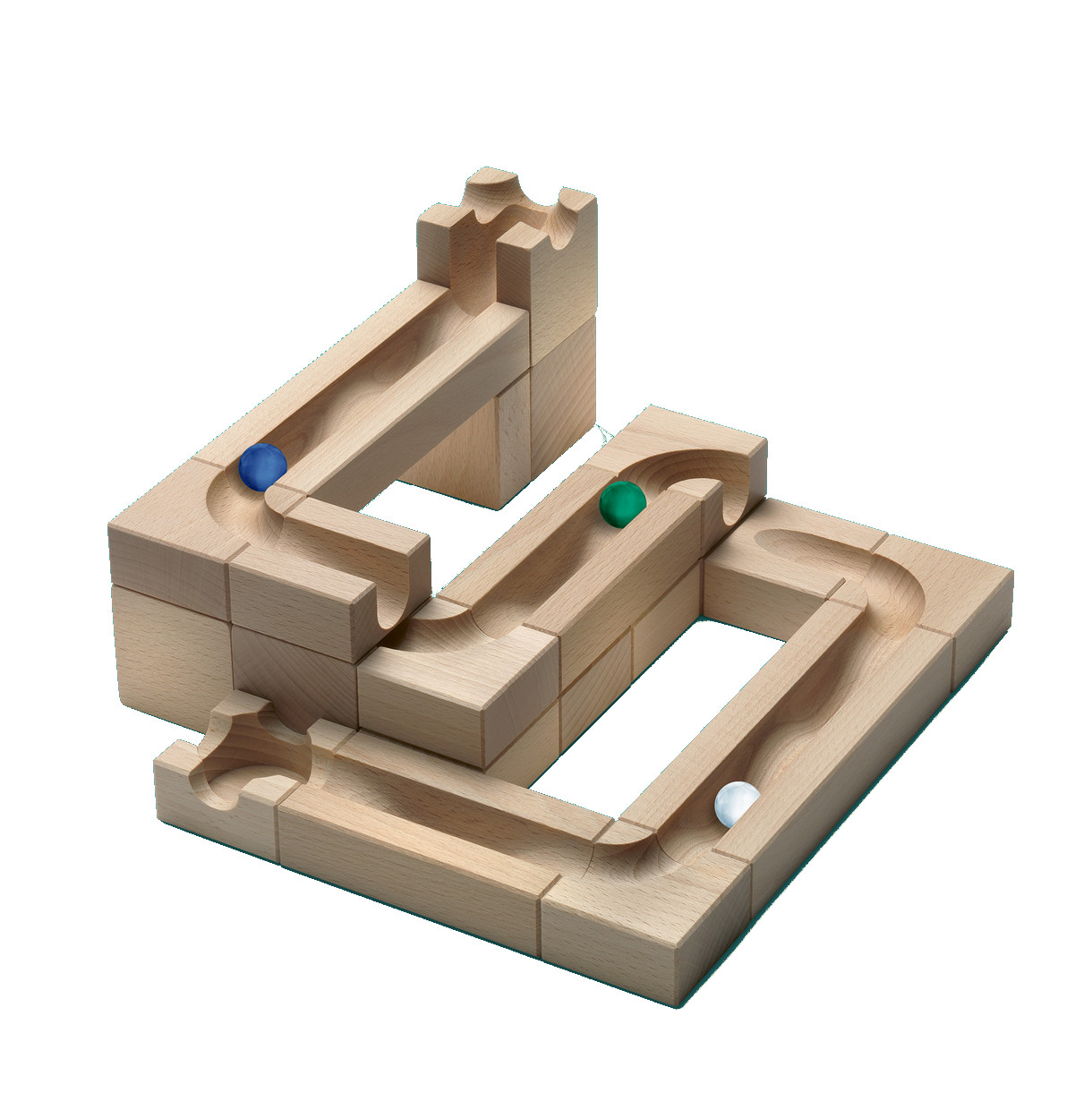 CUBORO WAVE – Kugelbahn – das Extra Set für schwungvolle Bahnen