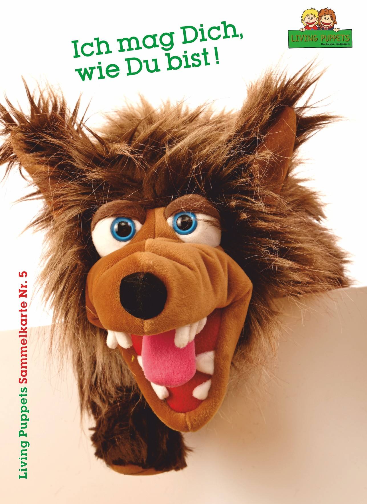 LIVING PUPPETS Post- und Sammelkarte P005